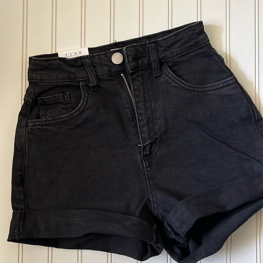 Cotton On Black High Rise stretch denim jeans
